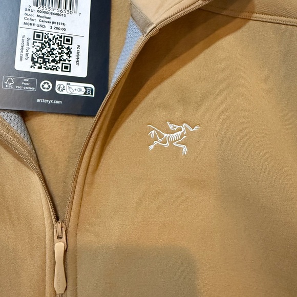 NWT Arc’teryx Men’s size Medium Kyanite Hoody Fleece Jacket. - Picture 4 of 12